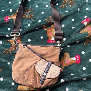 UGG Tan and Brown Crossbody Bag